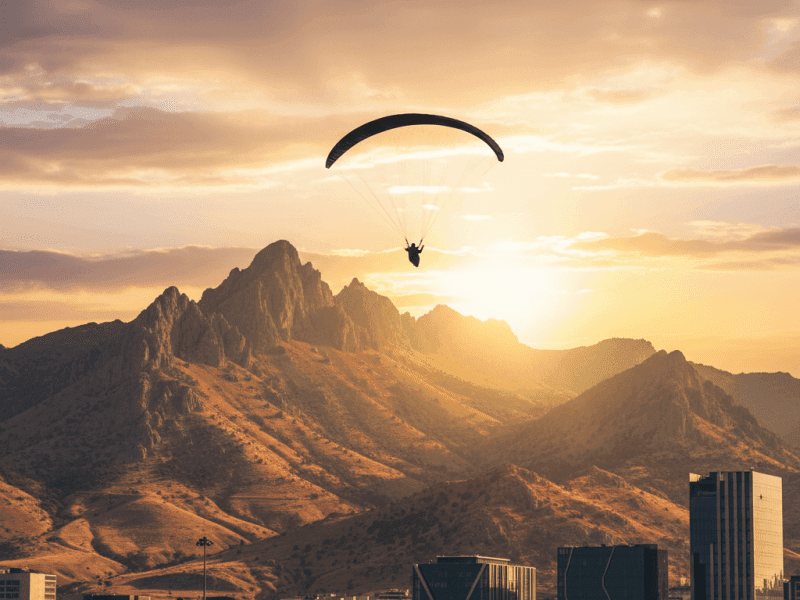 KAYSERİ ALİ DAĞ YAMAÇ PARAŞÜTÜ EVLİLİK TEKLİFİ - Kayseri Yamaç Paraşütü